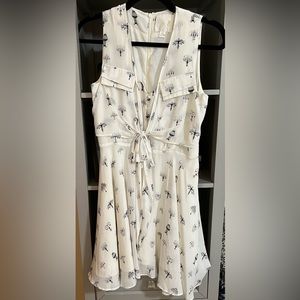 Line & Dot White Chandelier Dress